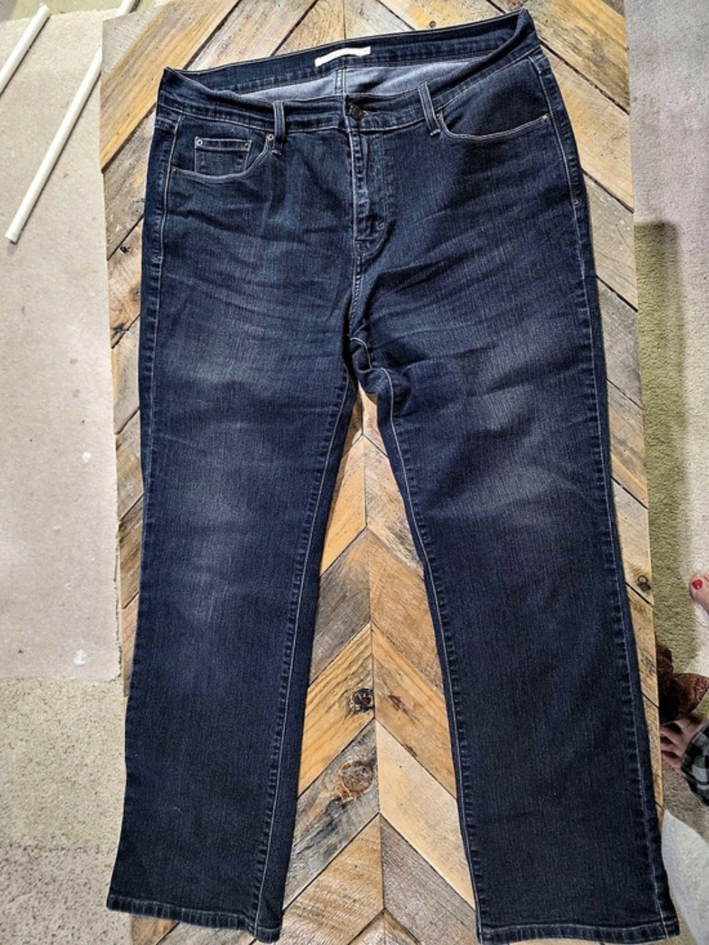 Levi's 505 Stright Jeans in Blue Waist 12